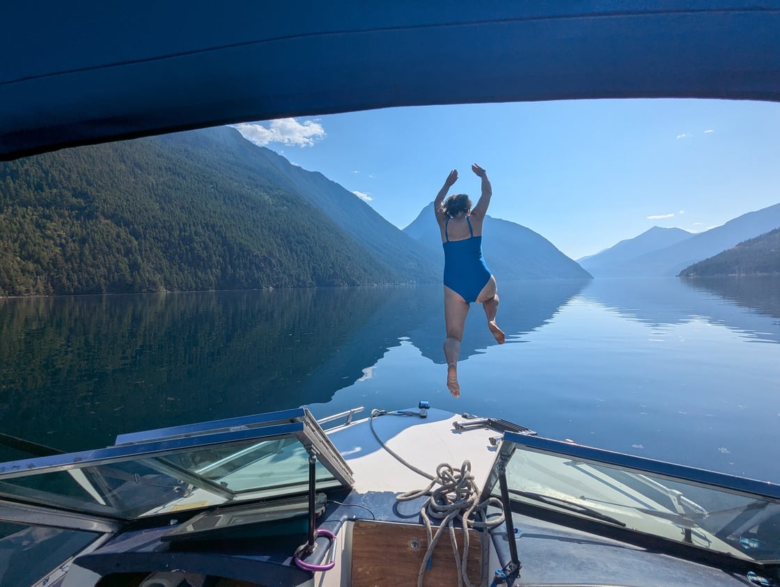 Anderson Lake in Darcy BC Troy