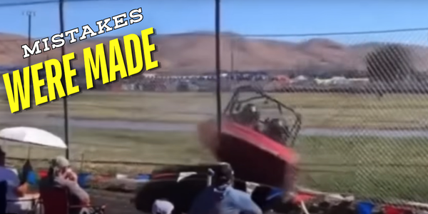 Boneheaded Boater crashinginto a fence