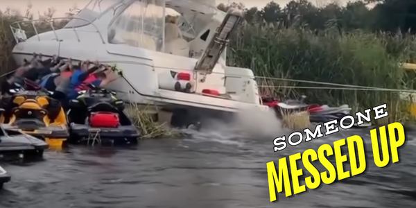 Boneheaded boater - Someone Messed Up