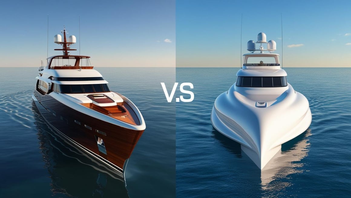 Classic vs blob boat