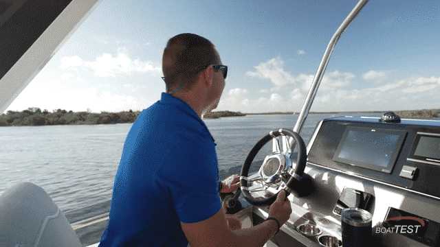 Galeon 500 Fly Test Video Gif