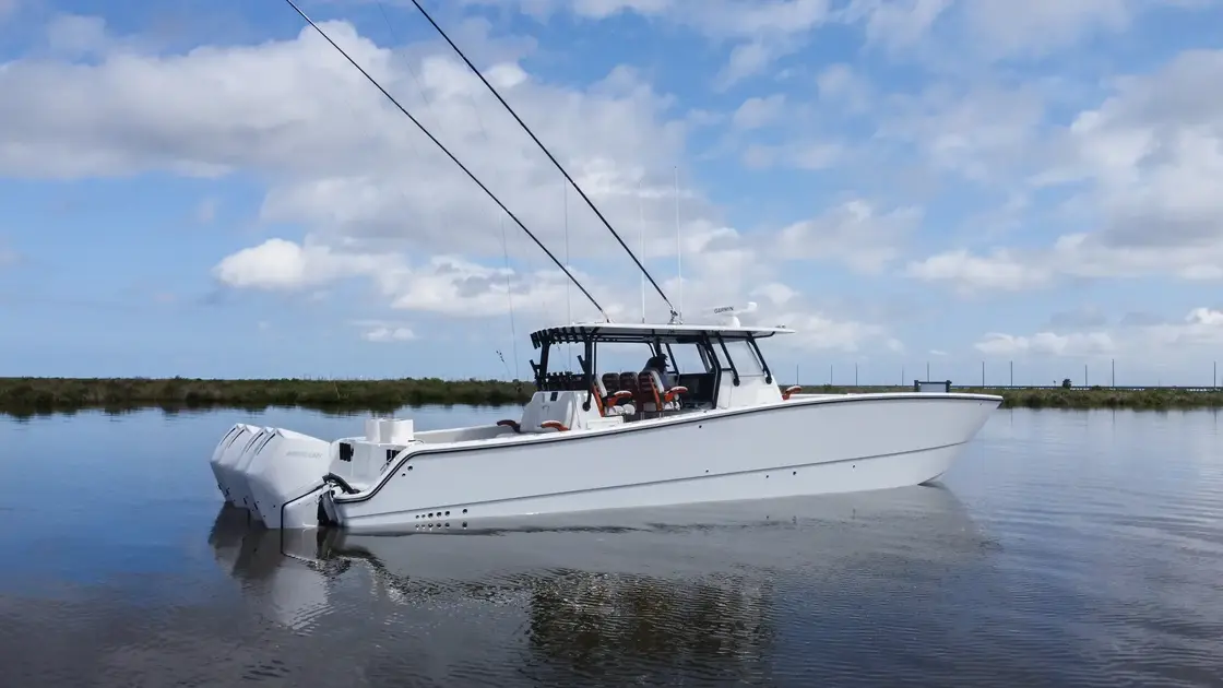 2023 Freeman 42 LR on the water