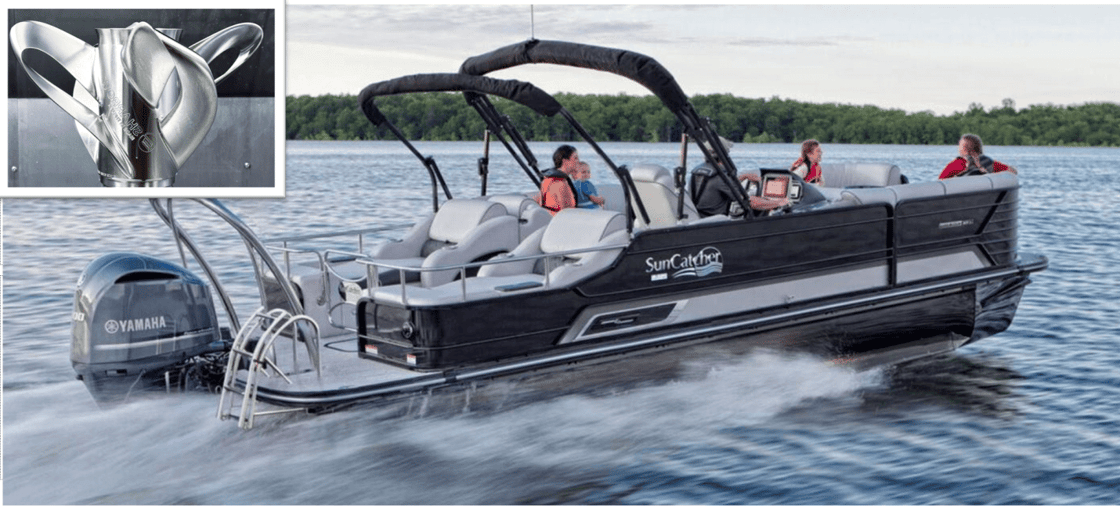 Sharrow Propellers Boost Pontoon Boat Performance-1