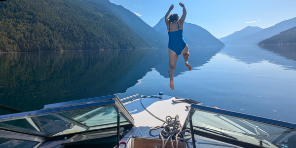Lake Boating in BC
