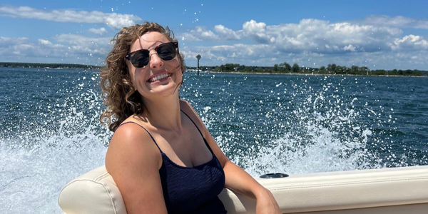 Loving the Breeze off Mystic  - Mystic, CT. Grady White 208