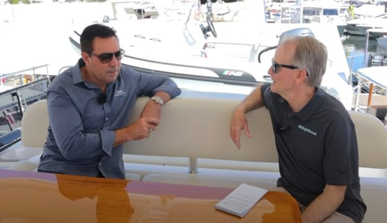 Mark Richards interview onboard a Grand Banks Yachts