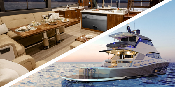 Riviera 72 SMY Exterior and interior