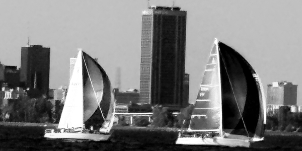 Sailing in Lake Erie in Buffalo,NY