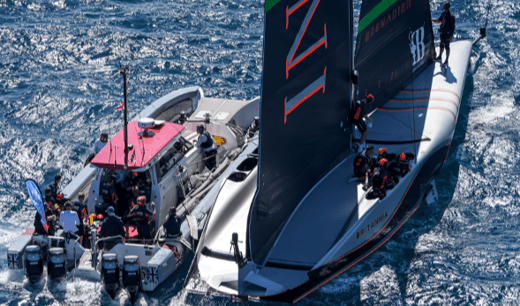 Kiwis Foil the Brits 7-2  In America's Cup Race