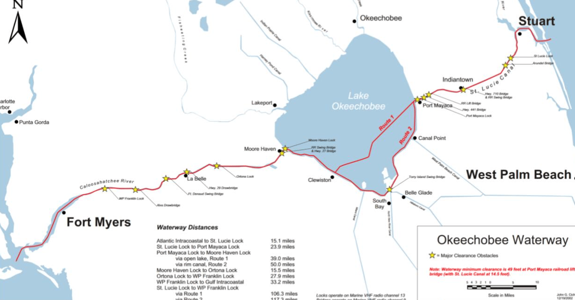 Crossing the Okeechobee Waterway
