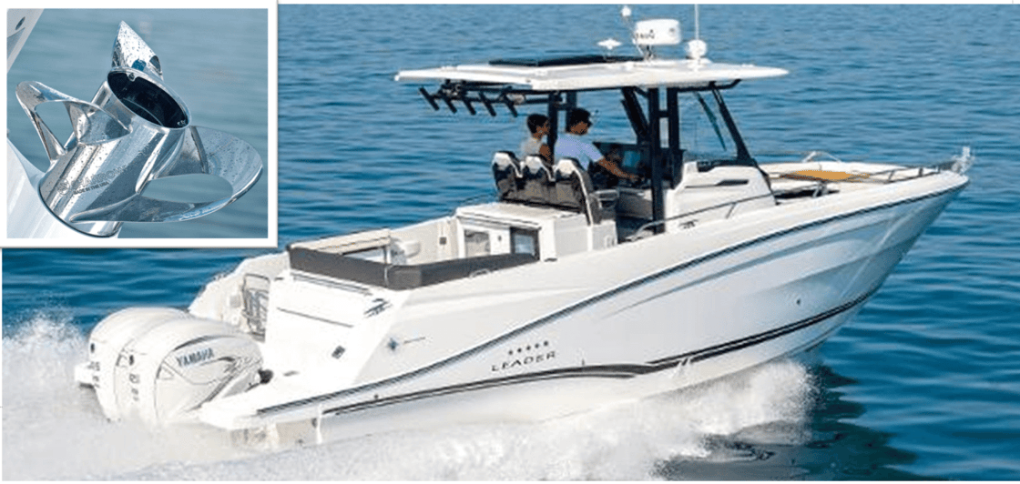 Sharrow Propellers Faster, More Fuel Efficient on Jeanneau Leader 10.5
