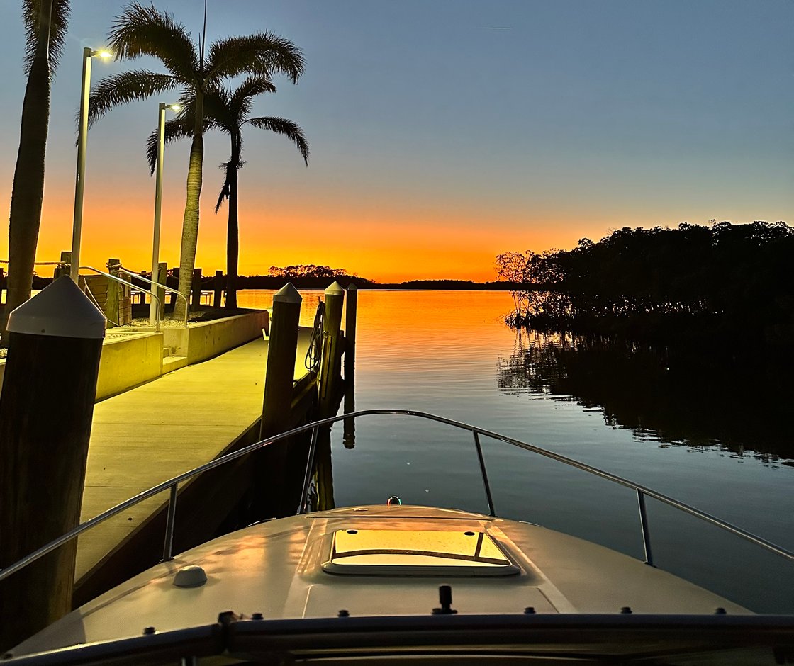 Sleeping in the cuddy cabin Ponce Inlet-1