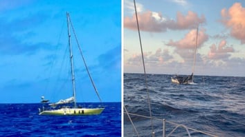 The two boats that sank during the 2024 Bermuda Race