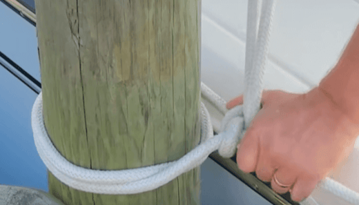 Tying Up to a Piling