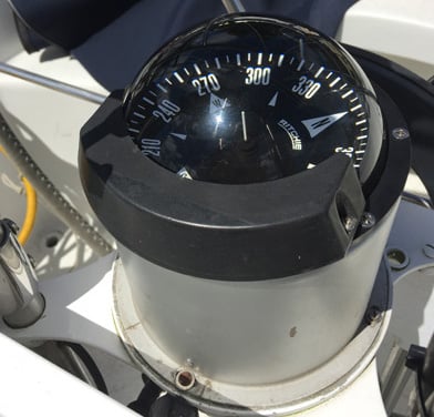 compass-on-boat